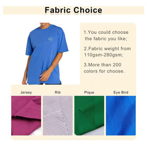 OEM Unisex de alta calidad con diseño de logotipo personalizado de peso pesado 100 _ algodón hombro caído Camiseta holgada gimnasio camiseta Unisex de gran tamaño - Product Image 3