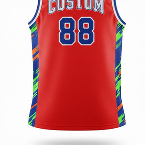 เสื้อทีมบาสเก็ตบอลชายแบบสั่งทำพิเศษ พร้อมกราฟิก ชื่อ และหมายเลข  แบบซับลิเมชั่น น้ำหนักเบา สำหรับนักกีฬา - Product Image 4