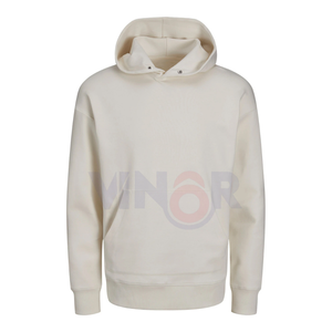 Pull à capuche thermique d'hiver décontracté pour hommes 100% coton Conception de logo personnalisé Technique de broderie solide Méthode d'impression numérique - Product Image 3