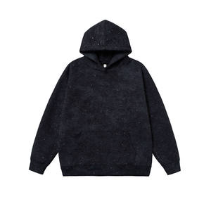 Sweat à capuche d'hiver surdimensionné personnalisé en coton 100% imprimé numériquement, broderie de haute qualité, vente en gros d'usine - Product Image 1