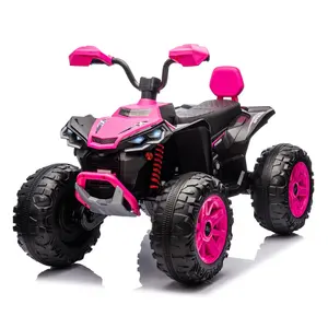 Soldes ! Quad électrique 24V pour enfants, roues en caoutchouc, lumières LED MP3, 2 places, véhicule tout-terrain 4 roues, batterie 7AHx2 - Product Image 2