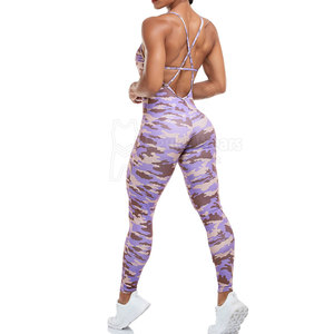 Ropa Deportiva Personalizada con Diseño OEM y Sublimación, Mono Deportivo Elástico para Mujer con Cintura Media para Actividades al Aire Libre - Product Image 2