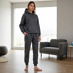 Sudadera con capucha y pantalones de chándal para hombre con logotipo personalizado SuitComfortable Jogger Traje general para hombre y mujer Fábrica de ropa - Product Image 4