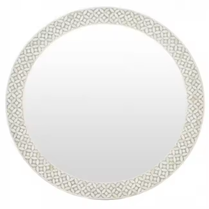 กรอบกระจกแบบฝังกระดูกพร้อมแม่มุกสำหรับตกแต่งผนังในบ้านโรงแรมหรือร้านอาหารด้วยงานฝีมือเสี้ยว - Product Image 2