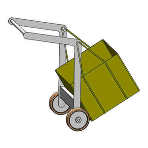 Le nouveau chariot de transport en métal de TEO pour la restauration et les industries de détail pour les grands sacs de compost - Product Image 2