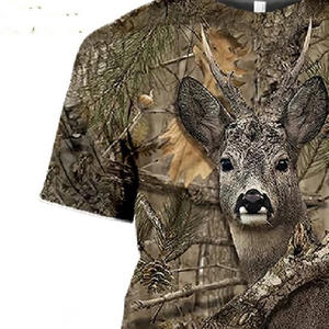 Camisetas de caza para hombre ligeras impresas por sublimación personalizadas OEM, camisetas de caza impermeables al mejor precio - Product Image 4