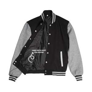 New Custom Design High Quality Men Varsity Jacket Wholesale Men Varsity Jacket Custom Varsity Jacket - Product Image 4
