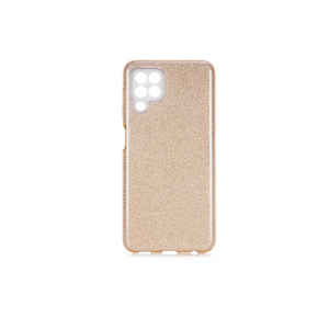 Funda de Silicona Dorada Brillante de Lujo para Teléfono Samsung Galaxy M22, Cubierta Protectora de TPU Suave con Purpurina, Antihuellas, INS 7 Plus - Product Image 1