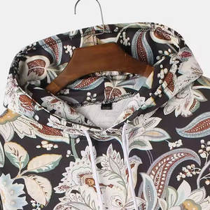 Top venta OEM servicio hombres sublimación sudaderas con capucha precio al por mayor hombres sublimación sudaderas con capucha 100% algodón hecho hombres sudaderas con capucha - Product Image 2