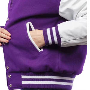 Nuevo diseño personalizado Color mujer Letterman chaqueta Streetwear invierno cálido Letterman chaqueta para mujer - Product Image 5
