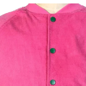 Veste bomber réversible en laine rose et verte, vente en gros OEM, streetwear décontracté, imperméable, coupe-vent, respirante, printemps, devant - Product Image 5