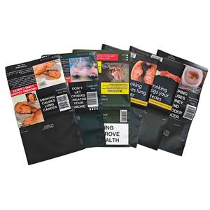 Saco de Tabaco Personalizado Reutilizável com Zíper 50g Embalagem de Tabaco de Plástico Mylar à Prova de Cheiro - Product Image 1