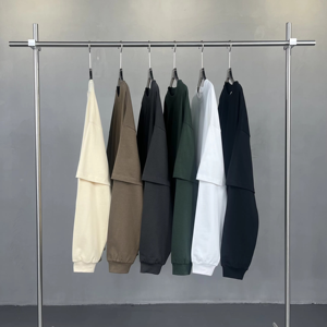 เสื้อยืดสำหรับผู้ชายโอเวอร์ไซส์ผ้าคอตตอนลายกราฟิก300 GSM รุ่นใหญ่พิเศษออกแบบได้ตามที่ต้องการ - Product Image 5