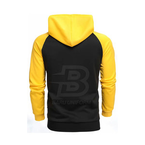 Sudaderas con capucha ajustadas informales de invierno para hombre Ropa de moda de color personalizado con cuello con capucha Patrón sólido - Product Image 2