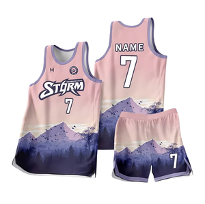 New 2025 Affordable High-Quality Basketball Jersey Digital Printing Practice Basketball WearJersey Custom with high quality - Product Image 1
