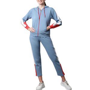 100%cotton Fleece Oversized Custom Joggers Two Piece <b>Sets</b> Women Tracksuit Oem Wholesale Price Track Suit Cropped Hoodie <b>Set</b> - Product Image 1