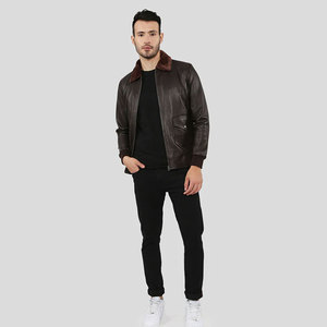 Para hombres, hecho a medida con etiqueta privada del comprador, chaqueta de cuero de bajo precio, mejor venta, precio bajo, chaqueta alta de Pu 100% para hombres - Product Image 5