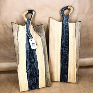 Planche à découper en bois avec poignée Antidérapant écologique Passe au lave-vaisselle Ustensiles de cuisine en forme de rectangle - Product Image 2