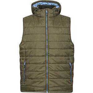 Nouveau design, mode hiver, logo personnalisé, Chauffe-corps hiver gonflé, gilet à col montant pour hommes, vestes bouffantes sans manches - Product Image 6