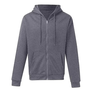 Sweat à capuche surdimensionné avec logo brodé personnalisé, poches latérales, fermeture éclair pour homme, imprimé violet - Product Image 4