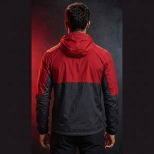 Veste coupe-vent pour homme, coupe classique, col montant, respirante, réversible, 100% polyester, veste décontractée d'hiver pour l'extérieur - Product Image 4