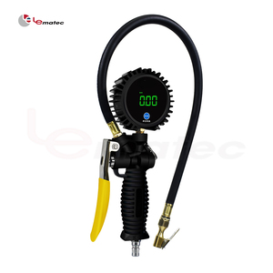 เครื่องวัดแรงดันลมยางดิจิตอล Lematec รุ่น LE-H805 5-230 PSI หน้าจอ LED สายยาว 60 ซม. สำหรับยานพาหนะ - Product Image 1