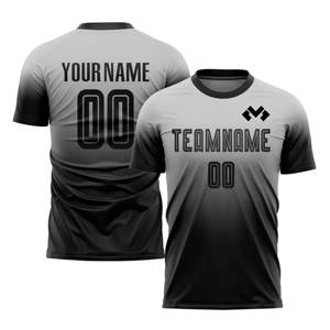 Camiseta de fútbol personalizada por sublimación de alta calidad, camiseta de fútbol de secado rápido con número personalizado, nombre del equipo para ropa de jugadores de fútbol - Product Image 1