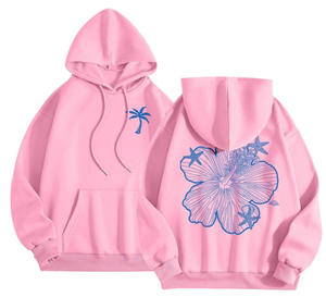 Sweat à capuche oversize pour femme en molleton 100% coton, couleurs et tailles personnalisées, manches longues, style streetwear - Product Image 4