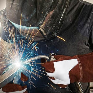 ถุงมือหนังทนความร้อนสูง หนังวัวหนา ทนทาน แห้งเร็ว ใช้กลางแจ้งทุกวัน - Product Image 6