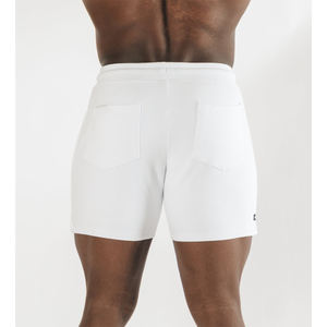 Logo personnalisé décontracté Sublimation transfert impression haute qualité polyester/coton hommes maille Shorts respirant séchage rapide Gym Shorts - Product Image 2