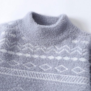 Pull en mohair 100% coton du meilleur matériau du fabricant pakistanais pulls respirants pour hommes de la saison d'hiver au prix d'usine - Product Image 5