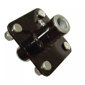 Cubo de rueda de cola de eje duradero de 1 \ "con diseño de 4 pernos, tuercas y accesorios de corte rotativo, pieza de repuesto - Product Image 2