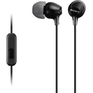 Audífonos Intrauditivos Sony MDR-EX15AP para Teléfonos Inteligentes, Color Negro - Product Image 1