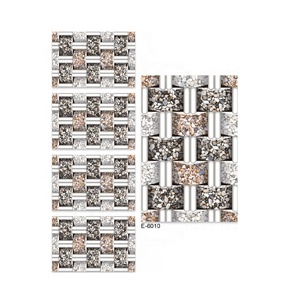 Azulejos de pared de cerámica de elevación Exterior, acabado mate, 30*45 cm, decoración ligera, combinación oscura, efecto 3D de 9 mm de espesor, hecho en La India para decoración del hogar - Product Image 2