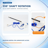 YYF SM1100D Pince de scellement bipolaire électrique détachable en acier inoxydable de 10 mm et 37 cm pour la chirurgie animale mini-invasive
