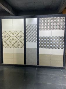 กระเบื้องผนังเซรามิกดิจิตอล300X600มม. เกรด AAA สำหรับห้องน้ำความหนา9มม. การออกแบบที่ทันสมัยกระเบื้องผนังเซรามิก12X12อินเดีย - Product Image 2