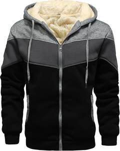 Veste en cuir pour homme tendance, idéale pour l'hiver, grande taille, motif uni, imperméable, respirante, prix raisonnable - Product Image 5