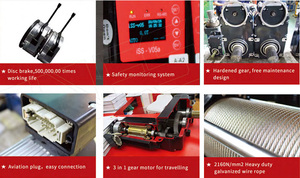 เครนแบบสะพานเดียวคานเดี่ยวแบบ EOT 5ton 10ตันคานเดี่ยวแบบยุโรปมีความสูงชัดเจนปรับแต่งได้ - Product Image 4