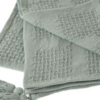 Couverture en tricot torsadé 100% coton biologique personnalisée Lit à carreaux de qualité supérieure Maison Canapé Jeter Inde Avior's Big Knitted Weighted Blankets
