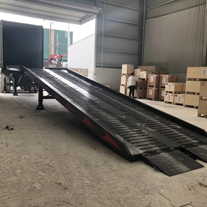 Entrega rápida con 10 toneladas, rampa de contenedor móvil de, rampa de camión antideslizante duradera, garantía del motor, 1 año de mecánica asiática - Product Image 1