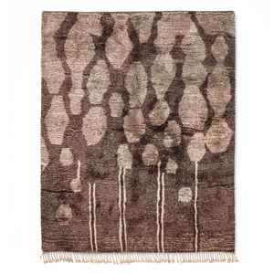 Auténtico marroquí Beni Ourain Alfombra de lana anudada a mano Vintage Shag estilo hogar cocina último auténtico marroquí Beni al por mayor - Product Image 4