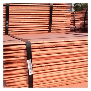 Export Standard 9999 Electrolytic <b>Copper</b> <b>Cathode</b> Sheets for Industrial Electrical Use Available from Verified Global Metal - Product Image 1
