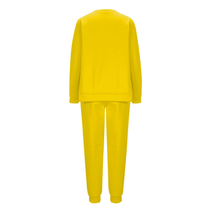 Ensemble sweatshirts et pantalons de survêtement pour femmes coupe ajustée de couleur violette ensemble de sweatshirts et pantalons de saison d'hiver à la mode - Product Image 4