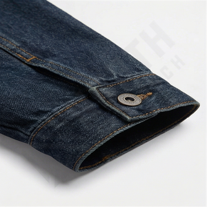 Chaqueta Vaquera de Poliéster para Hombre, Nueva, Elegante, con Cuello Alto, Logotipo Frontal, de Alta Calidad, Informal, Resistente al Viento y Duradera - Product Image 6