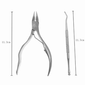 ชุดตะไบเล็บหนังกำพร้าชุดตะไบเล็บชุดเครื่องมือทำเล็บมือเล็บเท้าดูแลเล็บสเตนเลสสตีลสองปลายสองด้านคุณภาพสูง - Product Image 4