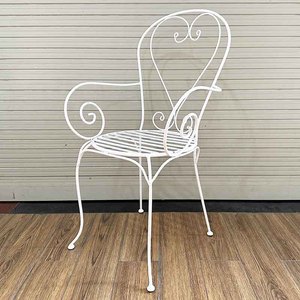 CBCF230 <b>Outdoor</b> Iron Garden Set Durable European Style Cafe <b>Table</b> and Chair with Decorative Patterns - Product Image 6