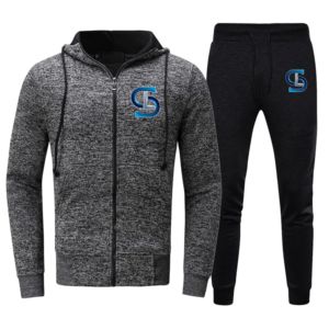 Conjunto de chándal de 2 piezas para mujer, Top de cuello alto de Color sólido a la moda, pantalones ajustados, conjuntos de ropa de otoño e invierno, traje para correr de dos piezas para mujer - Product Image 5