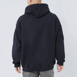 เสื้อฮู้ดสวมหัวสำหรับผู้ชายผ้าฝ้าย100% พร้อมพลอยเทียมดีไซน์โดดเด่นพิมพ์โลโก้ได้ตามต้องการ - Product Image 3