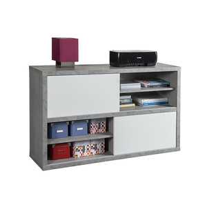 Mobile Pratico 35,5x140xh86,5 Cm Cemento - Product Image 1