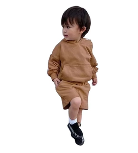 Sweat-shirt pour enfants avec fermeture éclair, nouveau design, ensembles de survêtements pour enfants de haute qualité, vêtements de sport pour filles en deux pièces - Product Image 6